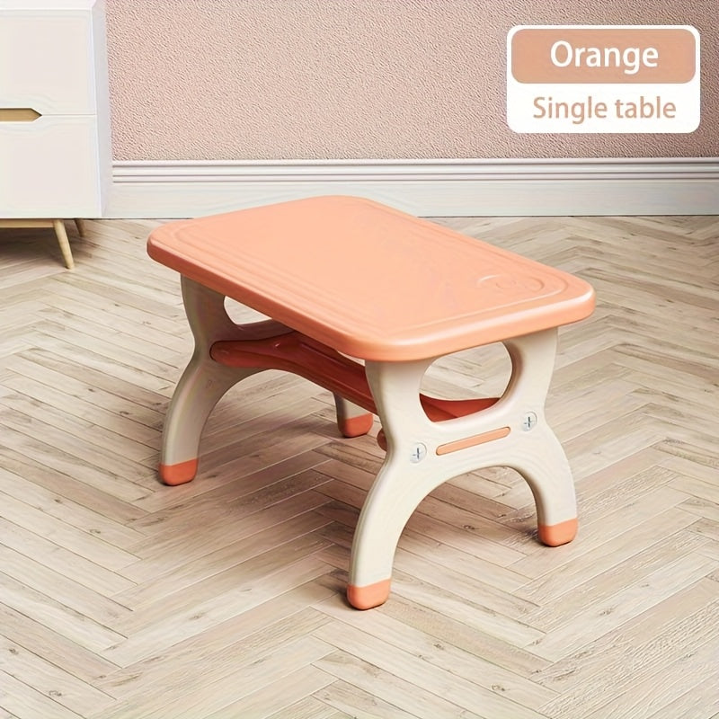 Single Table\u002FTable-Chair Set, Children's Desk and Chair, Study Desk for Boys and Girls, Kindergarten Play Table