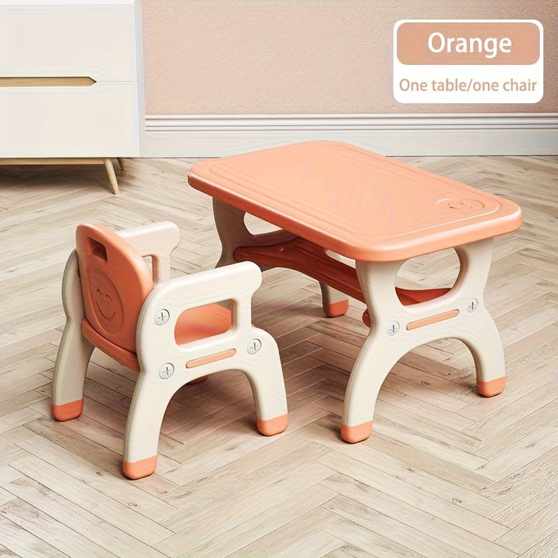 Single Table\u002FTable-Chair Set, Children's Desk and Chair, Study Desk for Boys and Girls, Kindergarten Play Table